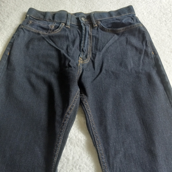 Marks and Spencer M&S Regular 30X30.5 Dark Wash Straight Leg Jeans - Picture 2 of 11